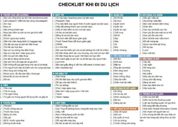 Checklist Chuẩn Bị Trước Khi Đi Ai Cập 2026: Giấy Tờ, Trang Phục, Hành Lý
