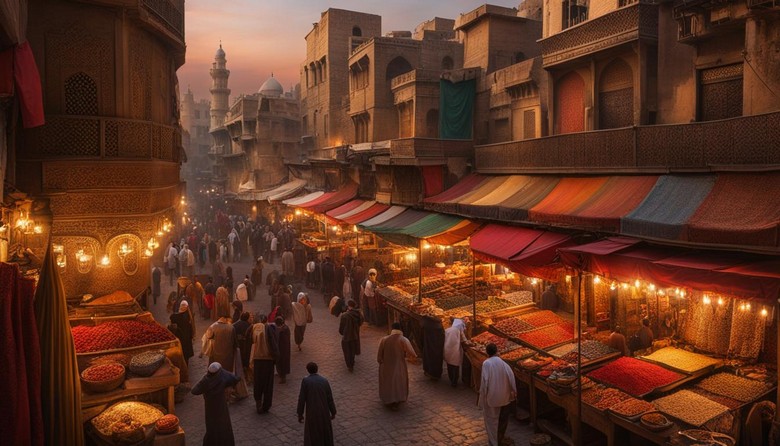 Khu chợ cổ Khan el-Khalili ở Cairo